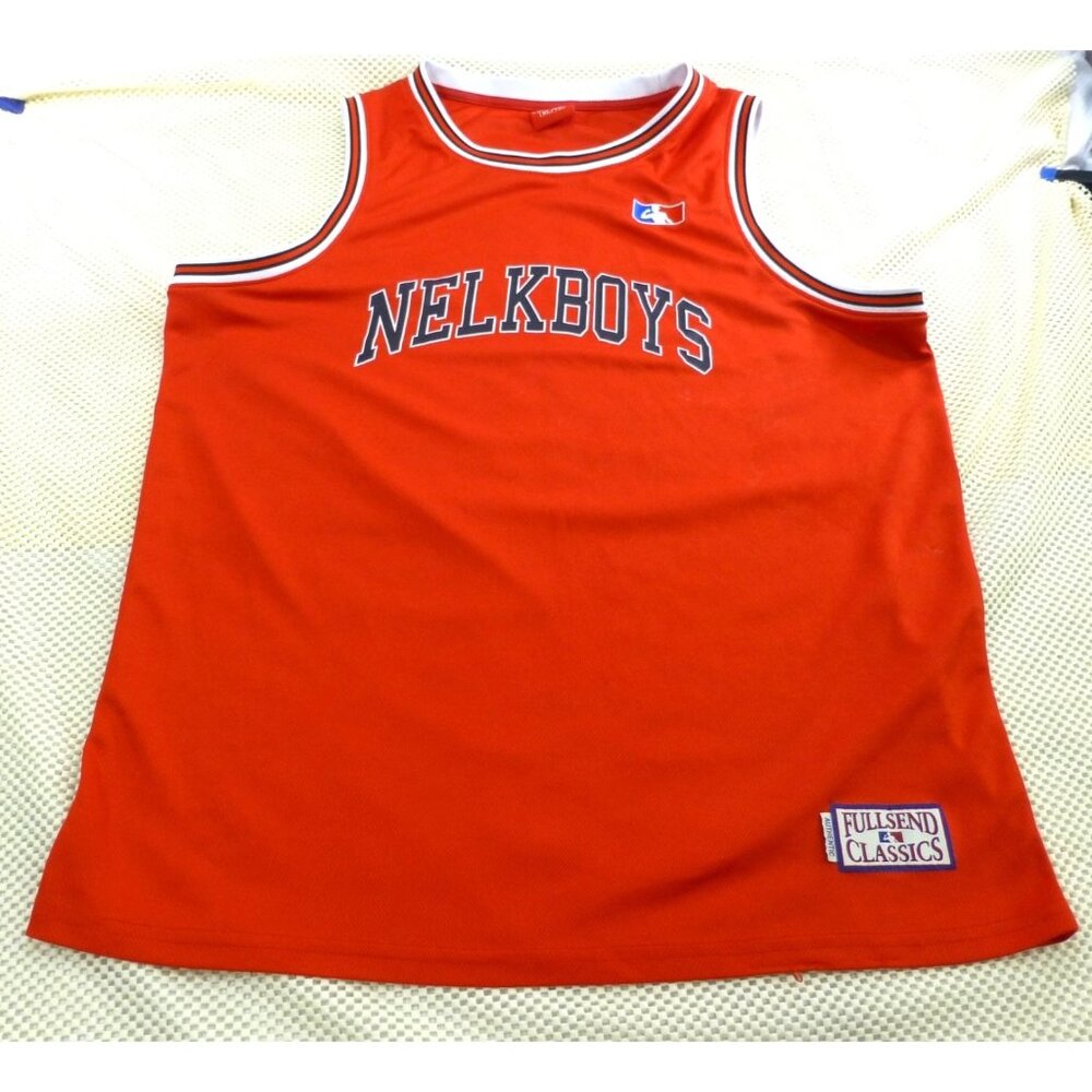 Full Send NELK Boys Basketball Jersey Red Sep 2020 Drop XL